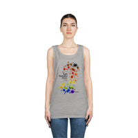 Thumbnail for Philadelphia Flag Los Angeles Pride Heavy Cotton Tank Top Unisex Size - My Rainbow Is In My DNA Printify