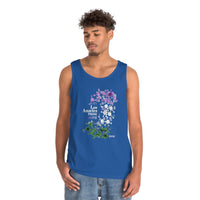 Thumbnail for Genderqueer Flag Los Angeles Pride Heavy Cotton Tank Top Unisex Size - My Rainbow Is In My DNA Printify