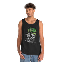 Thumbnail for Aromantic Flag Los Angeles Pride Heavy Cotton Tank Top Unisex Size - My Rainbow Is In My DNA Printify