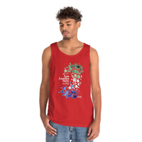 Thumbnail for Gay Flag Los Angeles Pride Heavy Cotton Tank Top Unisex Size - My Rainbow Is In My DNA Printify