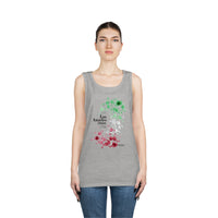 Thumbnail for Abrosexual Flag Los Angeles Pride Heavy Cotton Tank Top Unisex Size - My Rainbow Is In My DNA Printify