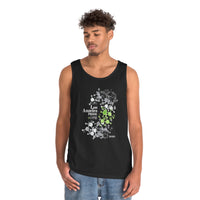 Thumbnail for Agender Flag Los Angeles Pride Heavy Cotton Tank Top Unisex Size - My Rainbow Is In My DNA Printify