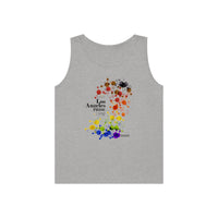 Thumbnail for Philadelphia Flag Los Angeles Pride Heavy Cotton Tank Top Unisex Size - My Rainbow Is In My DNA Printify