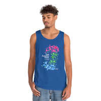 Thumbnail for Polysexual Flag Los Angeles Pride Heavy Cotton Tank Top Unisex Size - My Rainbow Is In My DNA Printify