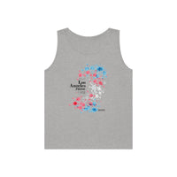 Thumbnail for Transgender Flag Los Angeles Pride Heavy Cotton Tank Top Unisex Size - My Rainbow Is In My DNA Printify
