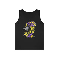 Thumbnail for Intersex Flag Los Angeles Pride Heavy Cotton Tank Top Unisex Size - My Rainbow Is In My DNA Printify