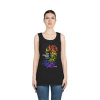 Thumbnail for Rainbow Flag Los Angeles Pride Heavy Cotton Tank Top Unisex Size - My Rainbow Is In My DNA Printify