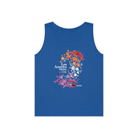 Thumbnail for Lesbian Flag Los Angeles Pride Heavy Cotton Tank Top Unisex Size - My Rainbow Is In My DNA Printify