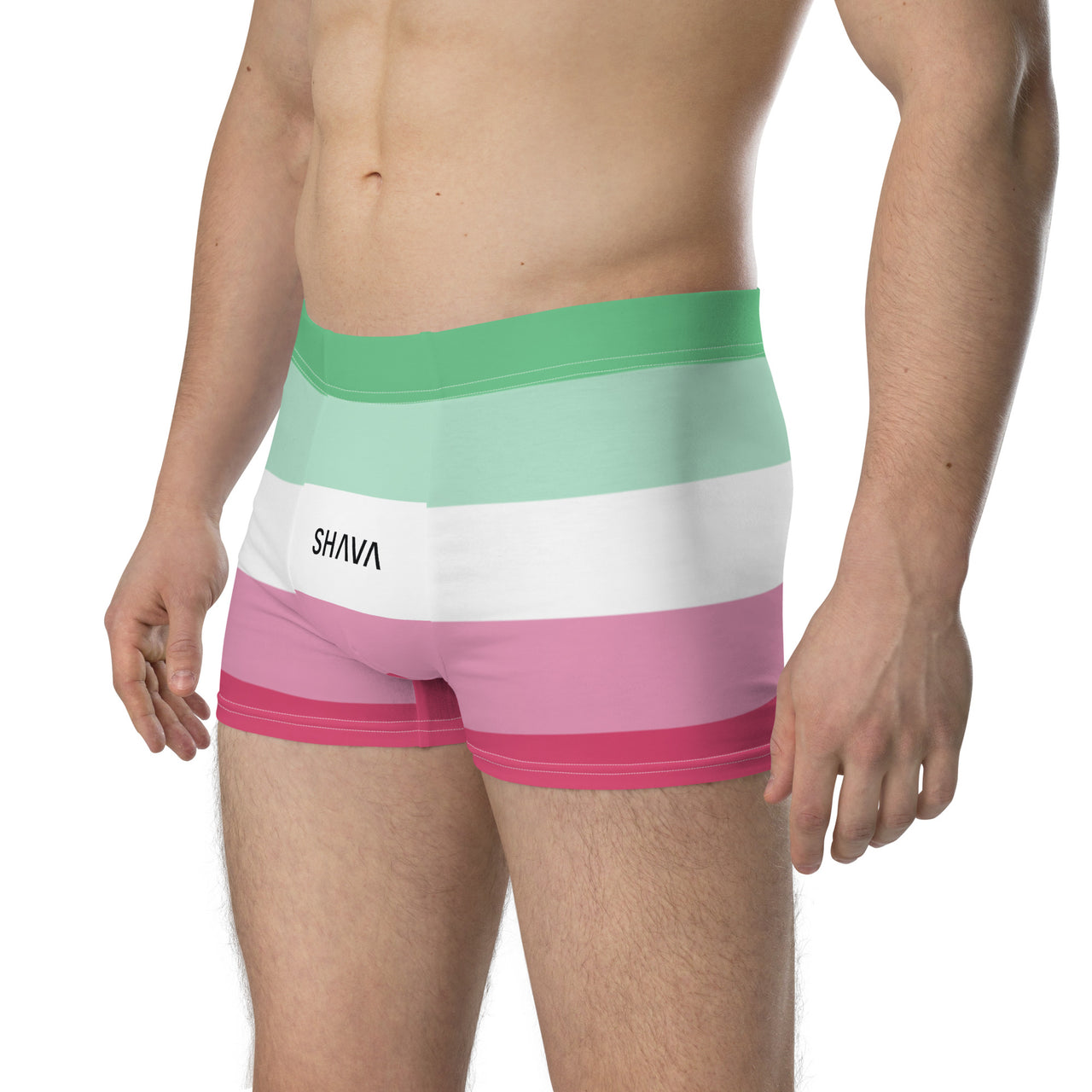 Abrosexual Flag LGBTQ Boxer for Her/Him or They/Them SHAVA