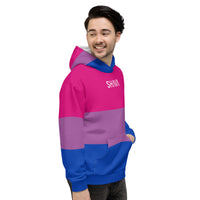Thumbnail for Bisexual Flag LGBTQ Hoodie Unisex Size SHAVA CO