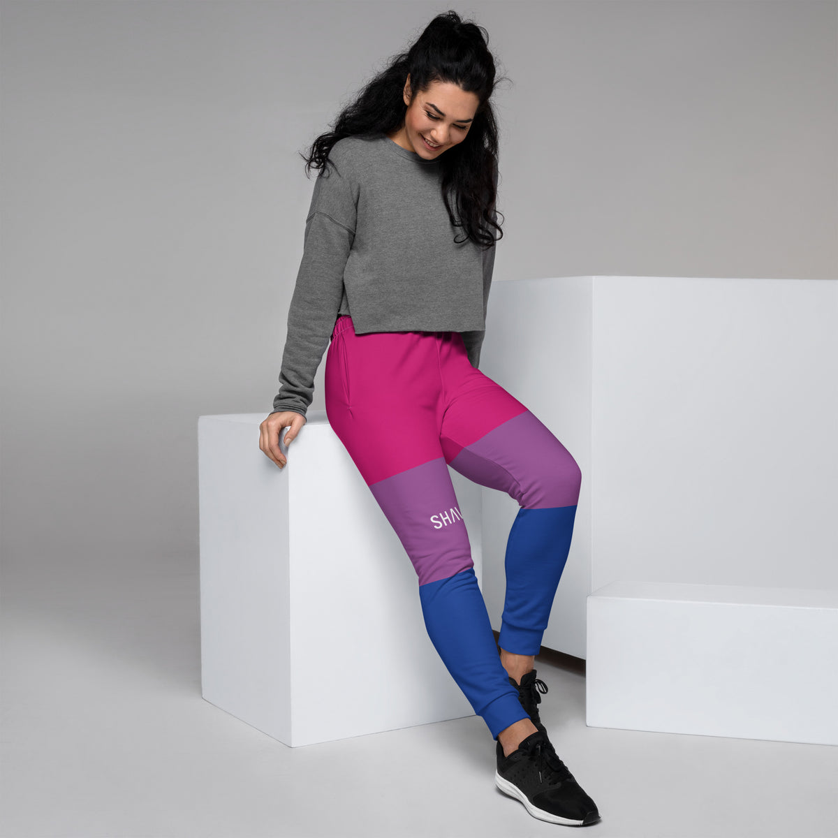 LGBTQ Women’s Joggers online / Celebrating Bisexual Flag