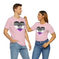 Thumbnail for Asexual Pride Flag Mother's Day Unisex Short Sleeve Tee - Free Mom Hugs SHAVA CO
