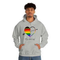 Thumbnail for philadelphia  Flag LGBTQ Affirmation Hoodie Unisex Size - The Other Half Printify