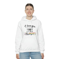 Thumbnail for Progress Pride Flag LGBTQ Affirmation Hoodie Unisex Size - I Love You So Much Printify