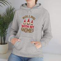 Thumbnail for Merry Christmas Hoodie Unisex Custom Hoodie , Hooded Sweatshirt , Rolling with my Gnomies Printify