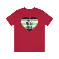 Thumbnail for Agender Pride Flag Mother's Day Unisex Short Sleeve Tee - Free Mom Hugs SHAVA CO