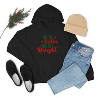 Thumbnail for Merry Christmas Hoodie Unisex Custom Hoodie , Hooded Sweatshirt , All Is Calm All Is Bright Printify
