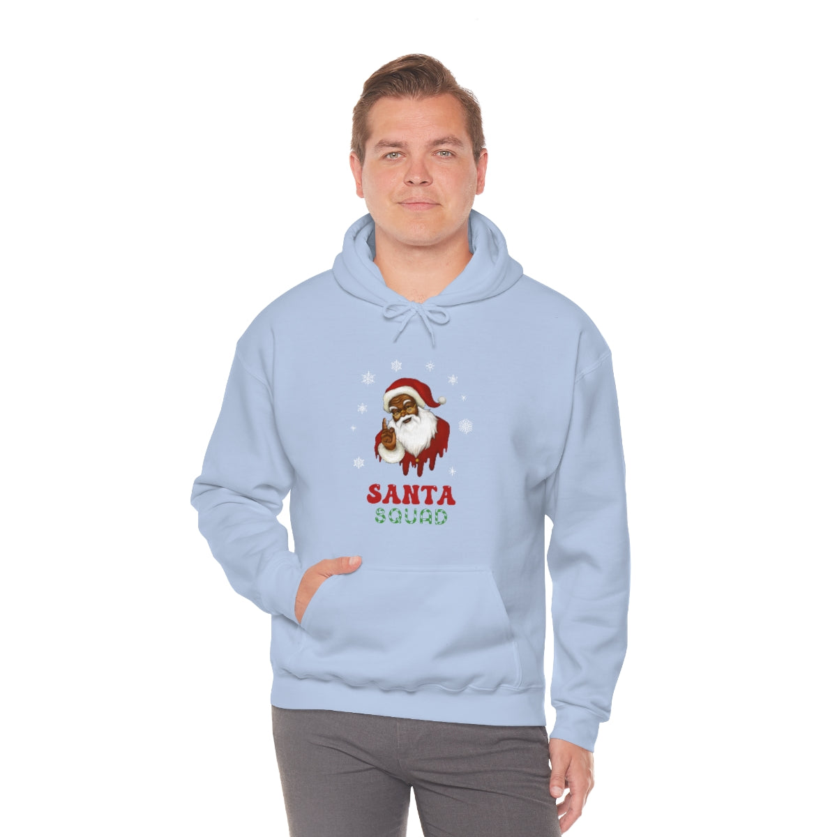 Merry Christmas Hoodie Unisex Custom Hoodie , Hooded Sweatshirt ,Santa Squad Printify
