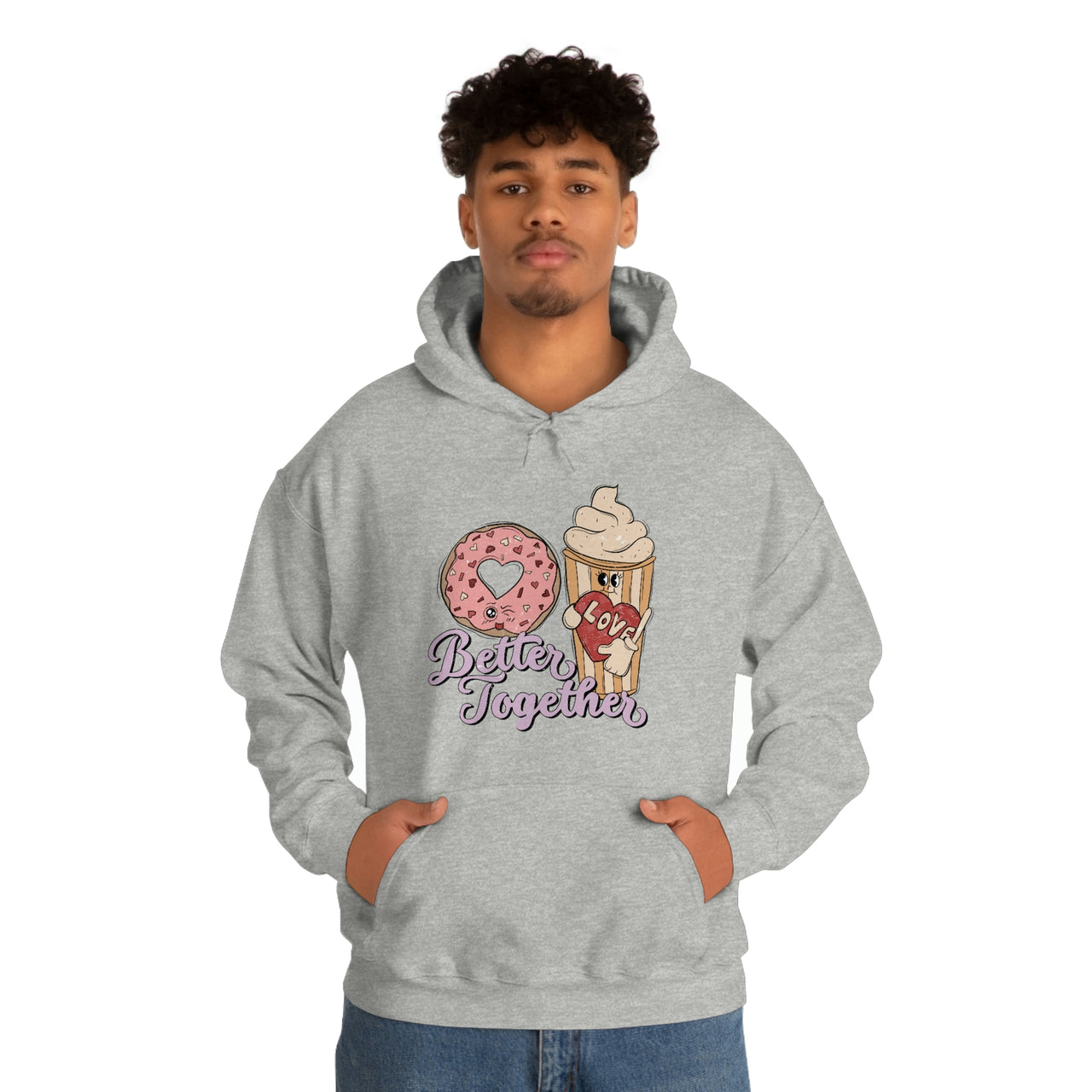 Straight  Flag LGBTQ Affirmation Hoodie Unisex Size - Better Together Printify