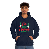 Thumbnail for Merry Christmas Hoodie Unisex Custom Hoodie , Hooded Sweatshirt , Oh My Gnomes Printify