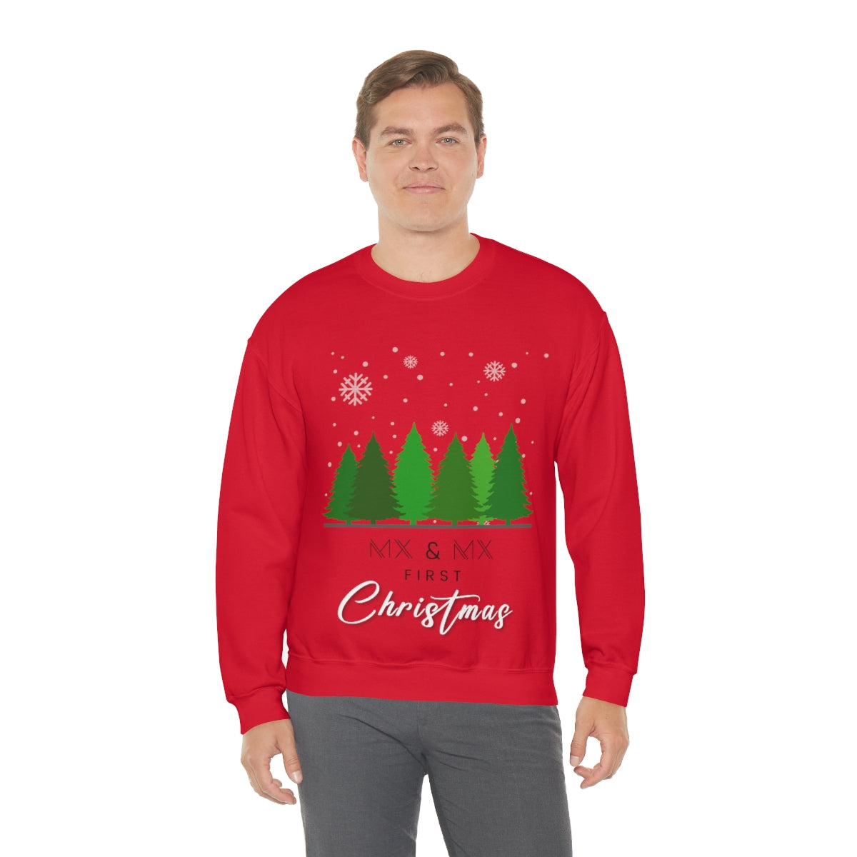 Christmas Unisex Sweatshirts , Sweatshirt , Women Sweatshirt , Men Sweatshirt ,Crewneck Sweatshirt, SANTA’S FAVORITE Mx Printify