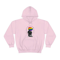 Thumbnail for Lgbt Flag LGBTQ Affirmation Hoodie Unisex Size - Head Full Of Roses Printify