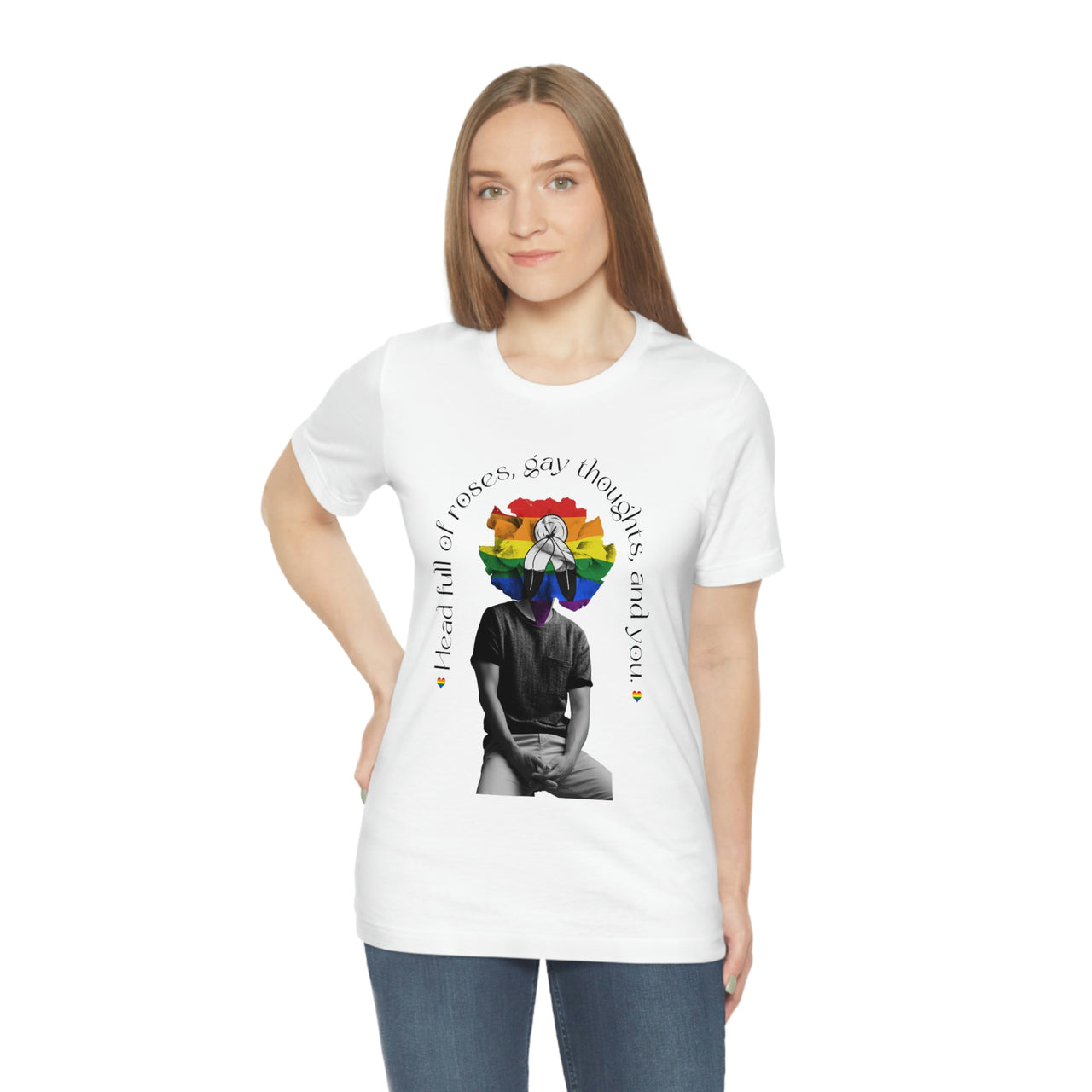 Two Spirit Flag LGBTQ Affirmation T-shirt Unisex Size - Head Full Of Roses Printify