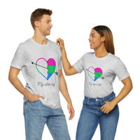 Thumbnail for Polysexual Flag LGBTQ Affirmation T-shirt  Unisex Size - My Other Half Printify
