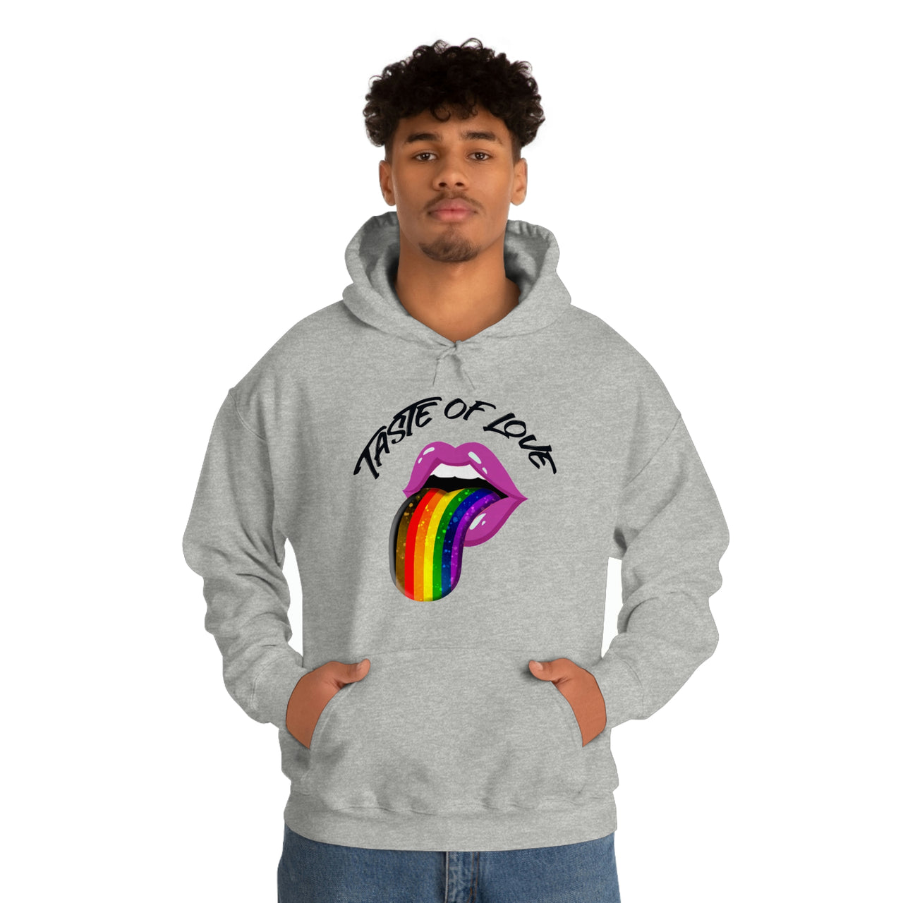 Philadelphia Flag LGBTQ Affirmation Hoodie Unisex Size - Taste Of Love Printify