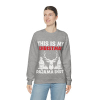 Thumbnail for Merry Christmas Unisex Sweatshirts , Sweatshirt , Women Sweatshirt , Men Sweatshirt ,Crewneck Sweatshirt, THIS IS MY CHRISTMAS PAJAMA SHIRT Printify