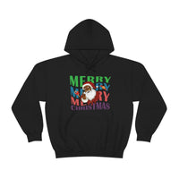 Thumbnail for Merry Christmas Hoodie Unisex Custom Hoodie , Hooded Sweatshirt ,Merry Merry Merry Christmas Printify