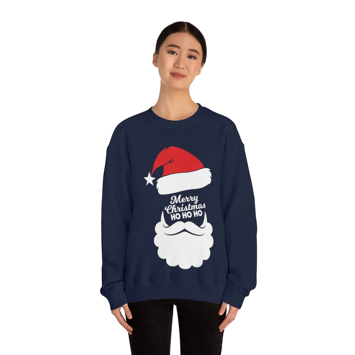 Merry Christmas Unisex Sweatshirts , Sweatshirt , Women Sweatshirt , Men Sweatshirt ,Crewneck Sweatshirt, Merry Christmas Ho Ho Printify