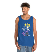 Thumbnail for Non Binary Flag Denver Pride Heavy Cotton Tank Top Unisex Size - My Rainbow Is In My DNA SHAVA