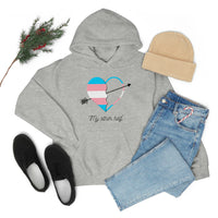 Thumbnail for Transgender  Flag LGBTQ Affirmation Hoodie Unisex Size - The Other Half Printify