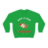 Thumbnail for Merry Christmas Unisex Sweatshirts , Sweatshirt , Women Sweatshirt , Men Sweatshirt ,Crewneck Sweatshirt, Have a Lazy Christmas Printify