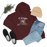Thumbnail for Progress Pride Flag LGBTQ Affirmation Hoodie Unisex Size - I Love You So Much Printify