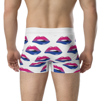 Thumbnail for Bisexual Flag LGBTQ Kisses Underwear for Her/Him or They/Them - White SHAVA
