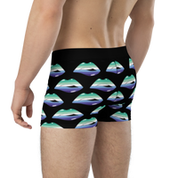 Thumbnail for Gay Flag LGBTQ Kisses Underwear for Her/Him or They/Them - Black SHAVA