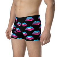 Thumbnail for Androgyne Flag LGBTQ Kisses Underwear for Her/Him or They/Them - Black SHAVA