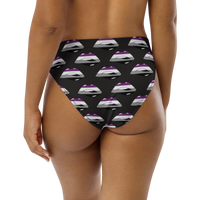 Thumbnail for Asexual Flag LGBTQ Kisses Underwear for They/Them Him/Her - Black SHAVA