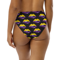 Thumbnail for Intersexual Flag LGBTQ Kisses Underwear for They/Them Him/Her - Black SHAVA