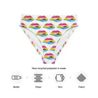 Thumbnail for Pansexual Flag LGBTQ Kisses Underwear for They/Them Him/Her - White SHAVA