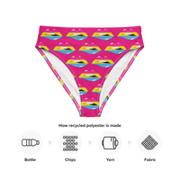 Thumbnail for Pansexual Flag LGBTQ Kisses Underwear for They/Them Him/Her - Pink SHAVA