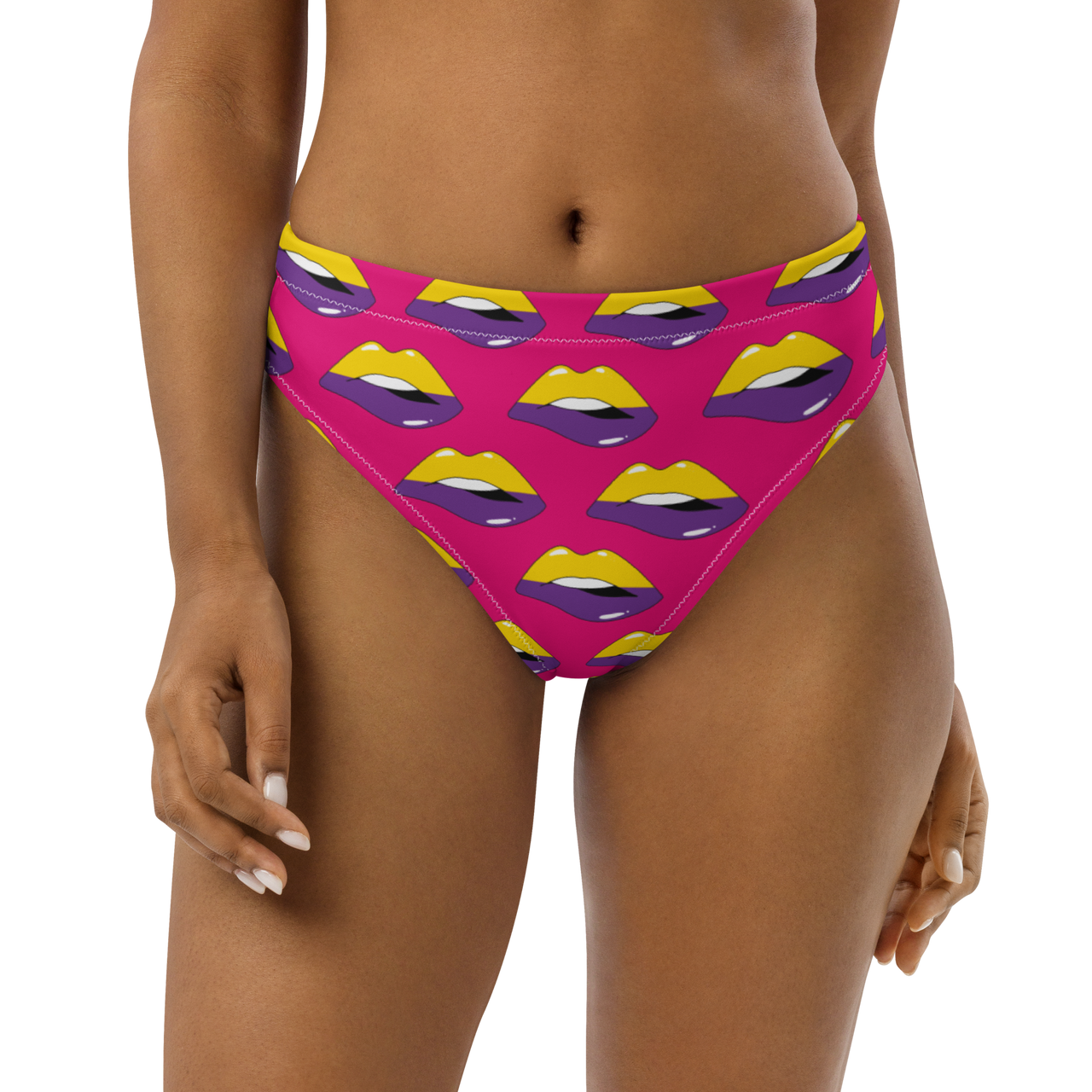 Intersexual Flag LGBTQ Kisses Underwear for They/Them Him/Her - Pink SHAVA