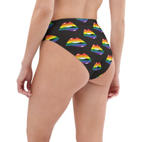 Thumbnail for LGBT Flag LGBTQ Kisses Underwear for They/Them Him/Her - Black SHAVA