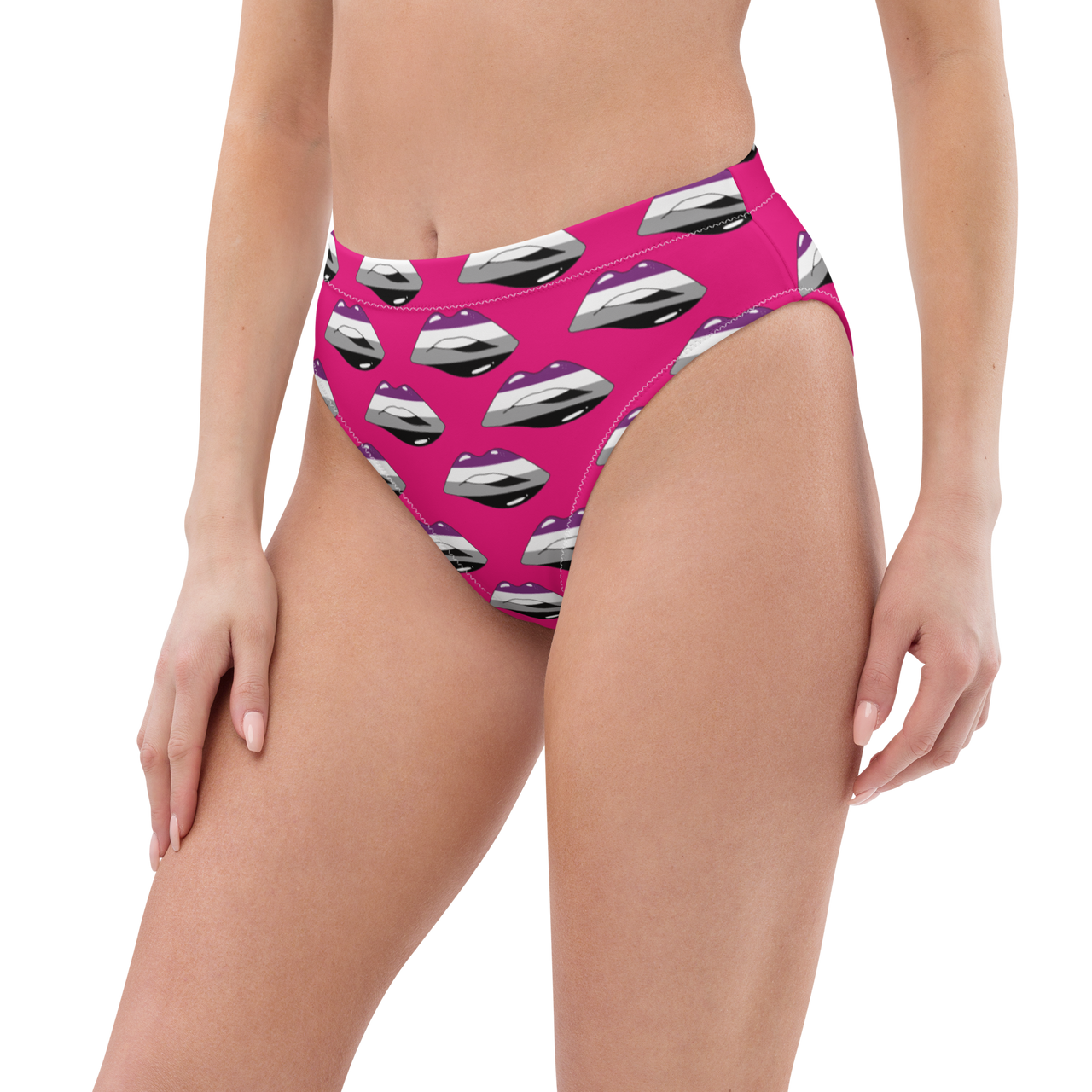 Asexual Flag LGBTQ Kisses Underwear for They/Them Him/Her - Pink SHAVA