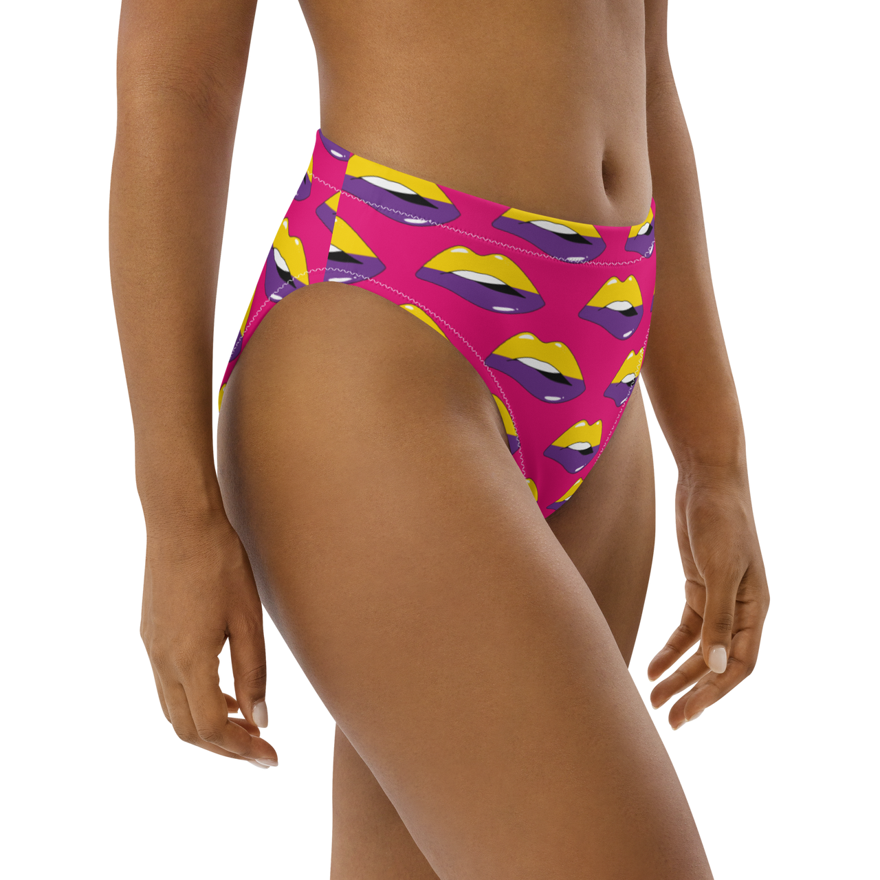 Intersexual Flag LGBTQ Kisses Underwear for They/Them Him/Her - Pink SHAVA