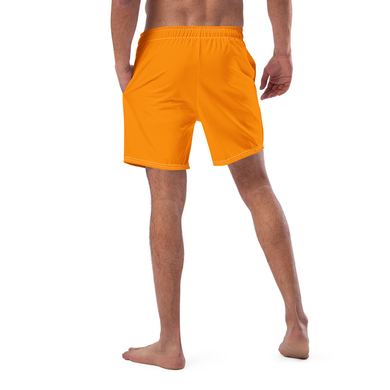 Solid Men's Swim Trunks - Orange SHAVA CO
