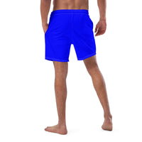 Thumbnail for Solid Men's Swim Trunks - Neon Blue SHAVA CO
