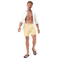 Thumbnail for Solid Men's Swim Trunks - Warm Ivory SHAVA CO